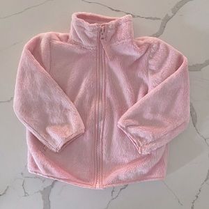 Toddler Pink Zip Fleece